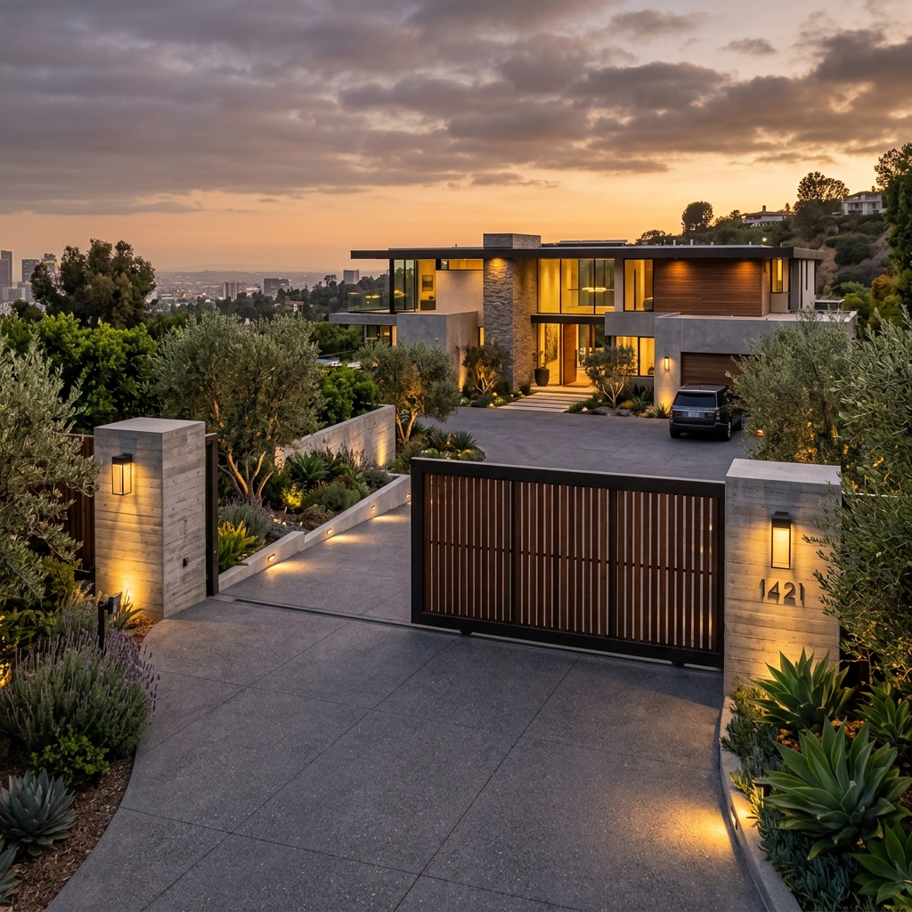 Automatic Driveway Security Gate Repair in Beverly Hills