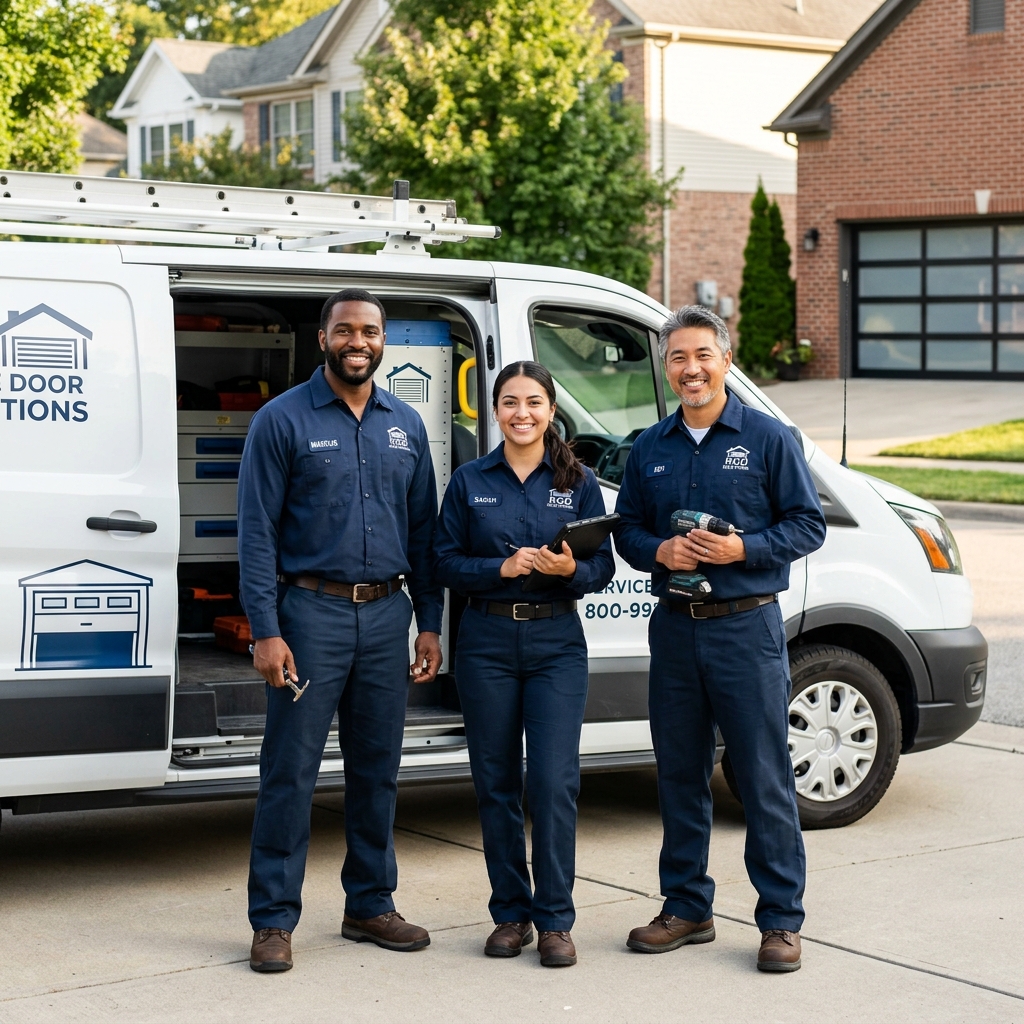 Friendly local technicians at LA Prime Garage Door & Gates